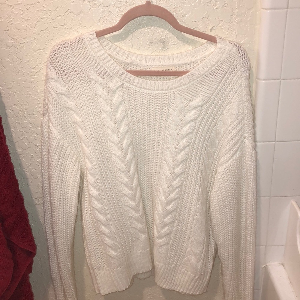 White sweater
